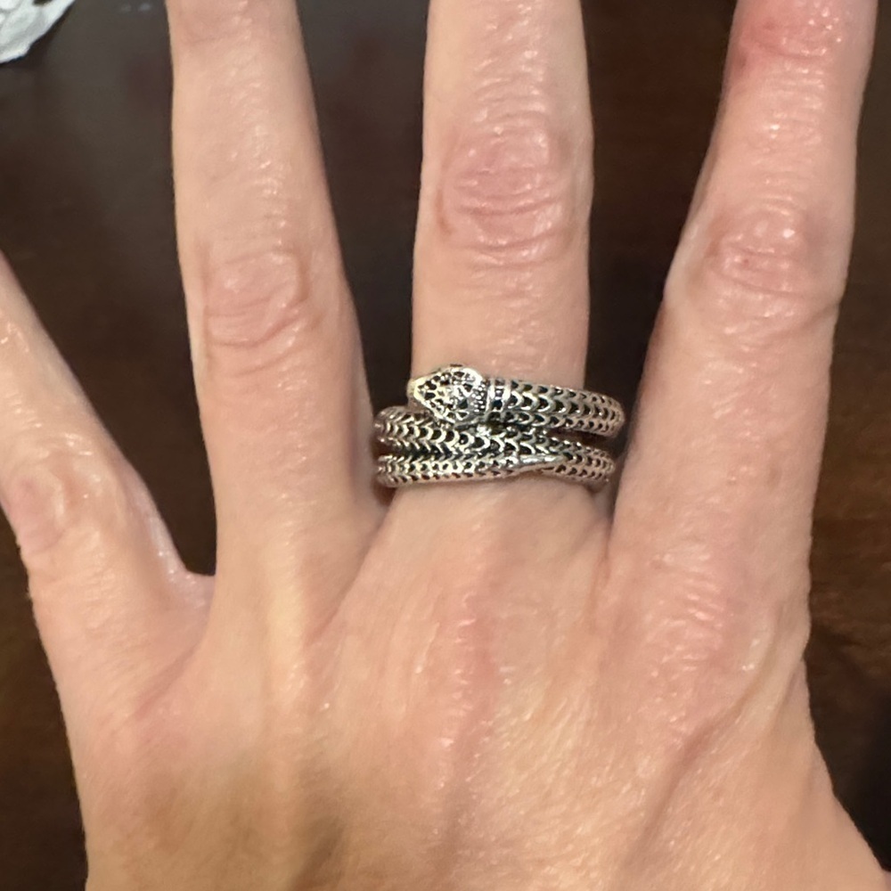 Silver Snake Ring - Picture 4 of 4